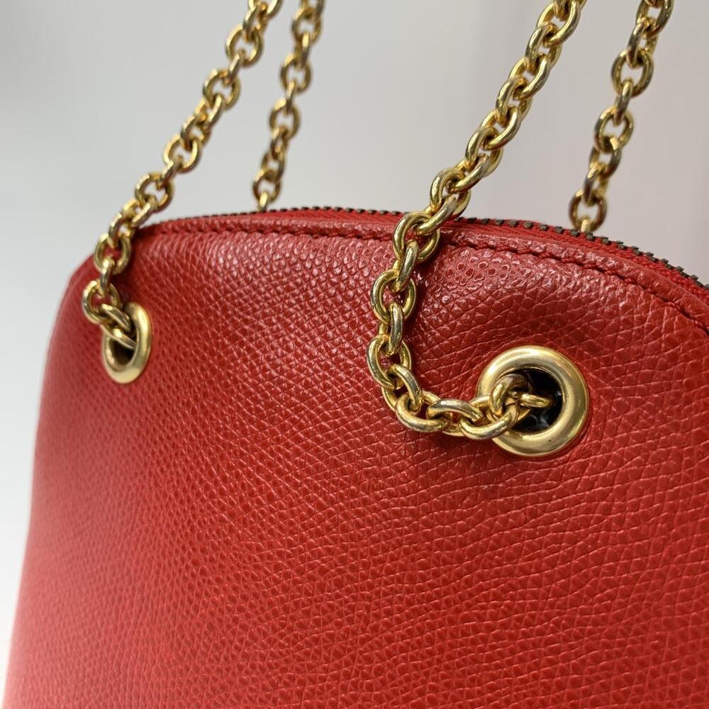 CELINE Shoulder Bag Red - Picture 4 of 6